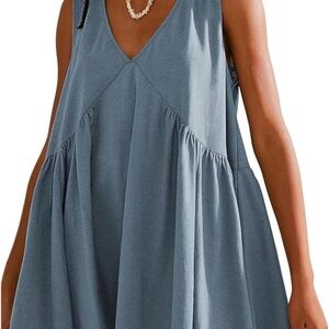 Oversized Cotton Sleeveless Maternity Top size L